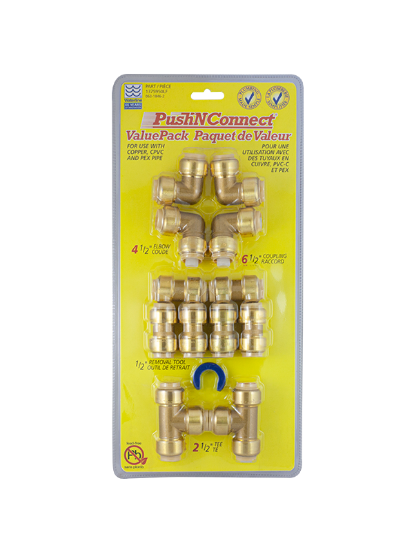Assorted Push-Fit Fittings | Pack of 24